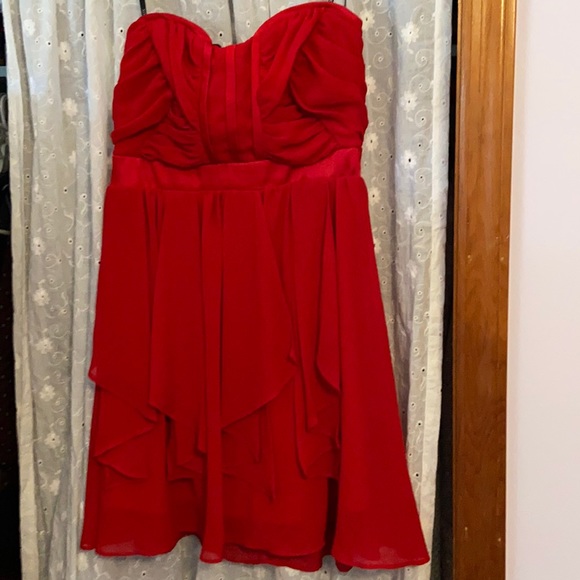NWT beautiful red dress by XOXO - size 7/8 - Picture 1 of 6
